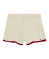 Guess Big Girls Crochet Shorts In Cream