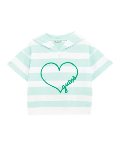 Guess Kids' Big Girls Hooded Short Sleeve Active Top