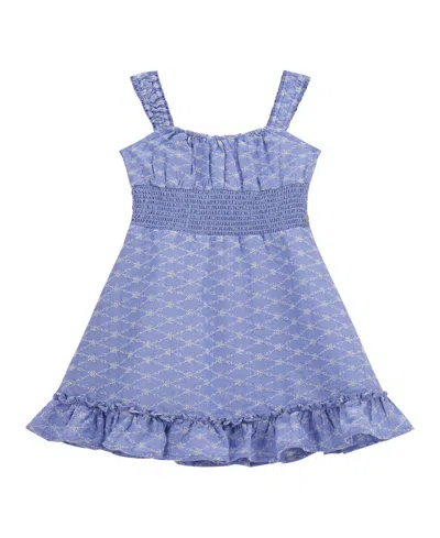 Guess Kids' Big Girls Oxford Sleeveless Dress