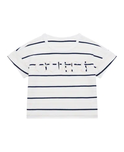 Guess Kids' Big Girls Short Sleeve T-shirt In Multi