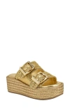 Guess Binks 2 Platform Sandal In Gold