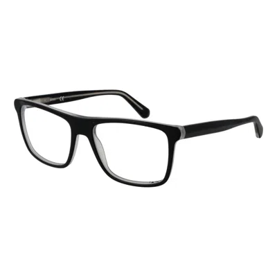 GUESS GUESS BLACK ACETATE GLASSES MEN'S (FRAMES)