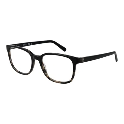 GUESS GUESS BLACK ACETATE GLASSES MEN'S (FRAMES)