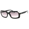 GUESS BLACK PLASTIC SUNGLASSES