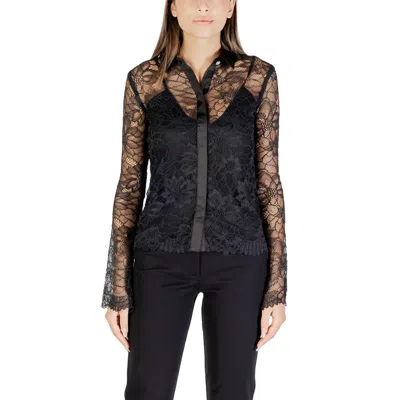 Guess Black Polyamide Blouse In Neutral