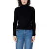 Guess Black Polyamide Sweater In Black