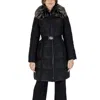 Guess Black Polyamide Jackets & Coat In Black