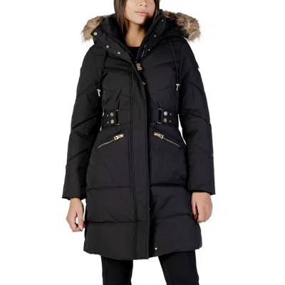 GUESS GUESS BLACK POLYESTER WOMEN'S COAT