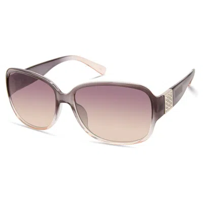Guess Black Resin Sunglasses In Brown