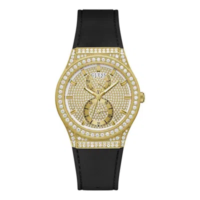 GUESS BLACK SILICONE WATCH