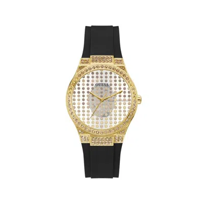 Guess Women's Radiance Grey Dial Watch In Gold