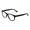 GUESS BLACK UNISEX OPTICAL FRAMES