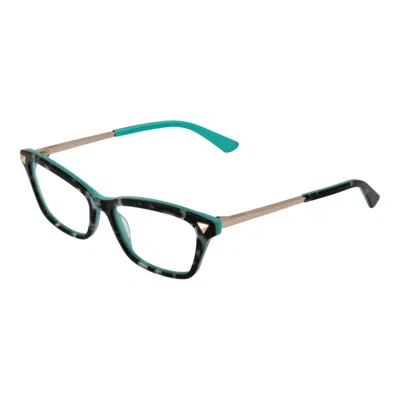 Guess Black Women Optical Frames In Green