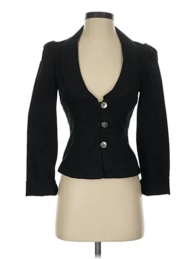 Pre-owned Guess Blazer Jacket In Black
