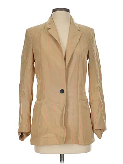 Pre-owned Guess Blazer Jacket In Tan