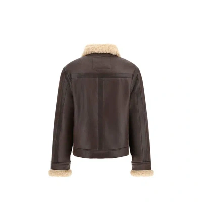 Guess Blouson À Bords Texturés In Brown