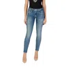 Guess Blue Cotton Skinny Jeans In Blue