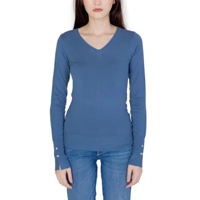 Guess Blue Cotton Tops & T-shirt