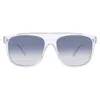 Guess Blue Gradient Browline Men's Sunglasses Gu00123 26w 58 In Blue
