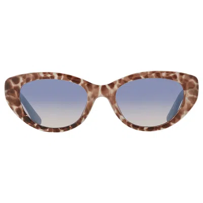 Guess Blue Gradient Cat Eye Ladies Sunglasses Gu7849 92w 51 In Brown