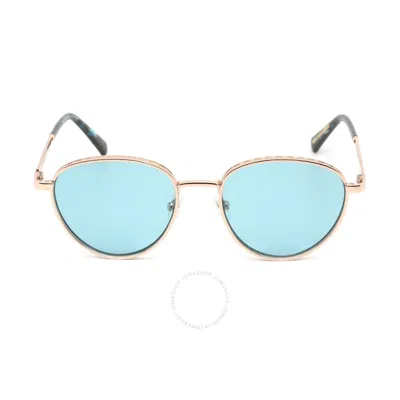 Guess Blue Oval Ladies Sunglasses Gu5205 32w 52