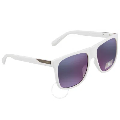 Guess Blue Oversized Unisex Sunglasses Gg2145 21x In White