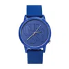 Guess Blue Rubber  Watch In Blue