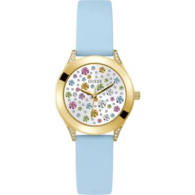 Guess Blue Silicone Watch
