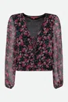 Guess Blusa Floreale Multicolore In Multicolore