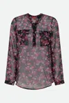 Guess Blusa Floreale Multicolore In Multicolore