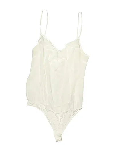 Pre-owned Guess Bodysuit In Ivory