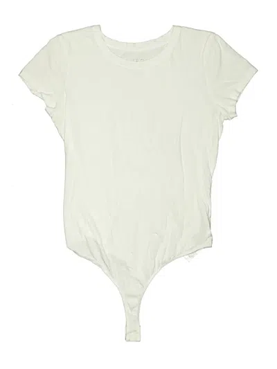 Pre-owned Guess Bodysuit In Ivory