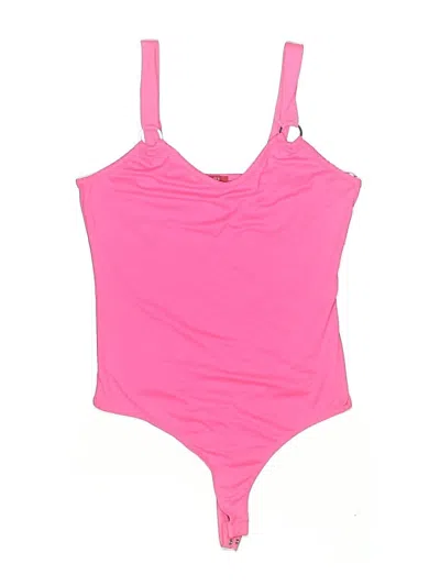 Pre-owned Guess Bodysuit In Pink