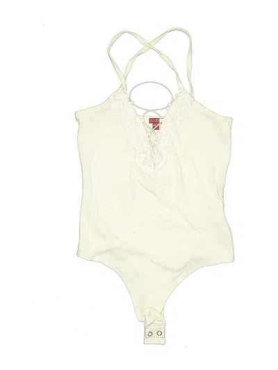 Pre-owned Guess Bodysuit In White