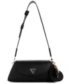 Guess Bolena Flap Small Shoulder Bag In Black