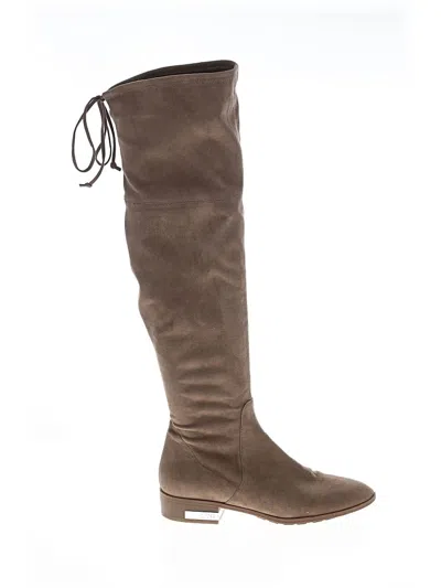 Pre-owned Guess Boots In Tan