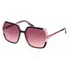 Guess Bordeaux Gradient Sport Ladies Sunglasses Gu7883 01t 56