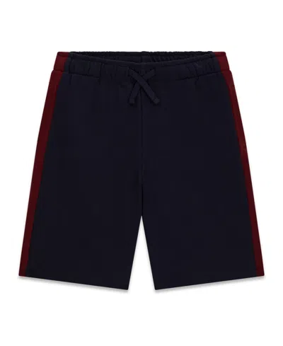 Guess Kids' Boys' 8-18 French Terry Pull-on Shorts In Blue