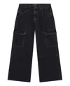 Guess Big Boys Oversize Denim Jeans In Black