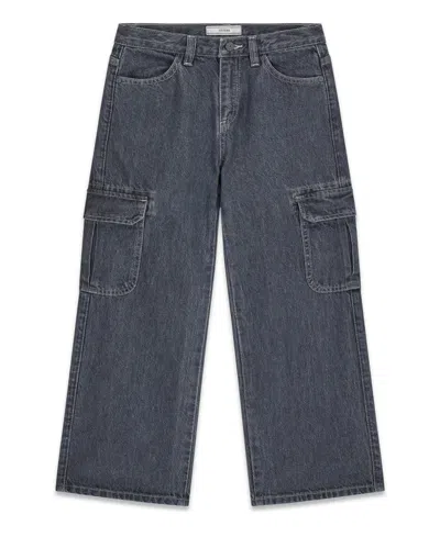 Guess Kids' Boys' 8-18 Oversized Cargo Jeans In Gray