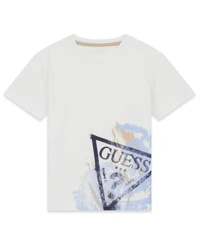 Guess Kids' Boys' 8-18 Short-sleeve T-shirt In White