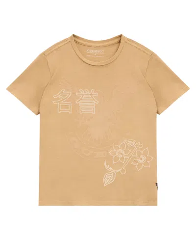 Guess Kids' Boys 8-18 Short Sleeves T-shirt In Neutral