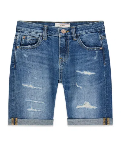 Guess Kids' Boys' 8-16 Denim Shorts In Blue