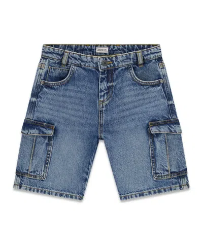 Guess Kids' Boys' 8-16 Denim Shorts In Blue