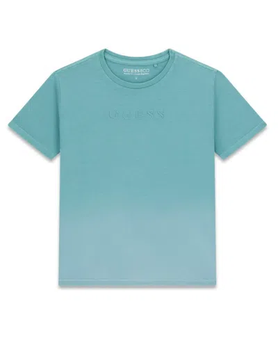 Guess Kids' Boys' 8-16 Short-sleeve T-shirt In Blue