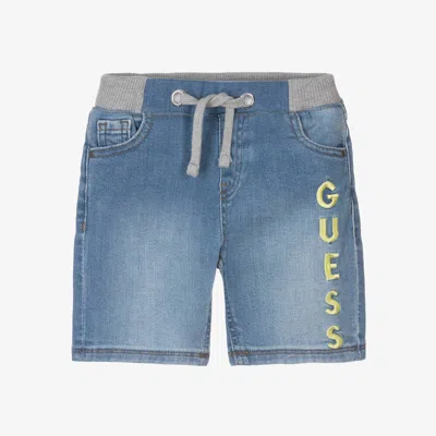 Guess Kids' Boys Blue Denim Shorts