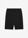 Guess Boys Branded Sweat Shorts 8 Yrs Black In Black