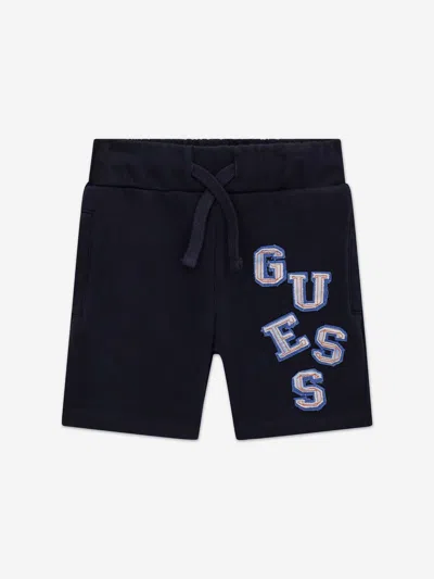 Guess Kids'  Boys Logo Bermuda Shorts In Blue