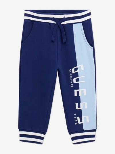 Guess Babies'  Boys Logo Joggers In Blue