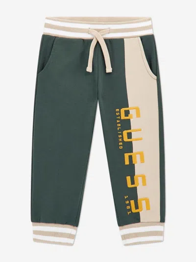 Guess Babies' Boys Logo Joggers In Green